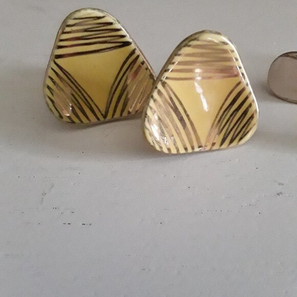 Vintage Retro Style Pierced Earrings - Two Pairs - Picture 2 of 4